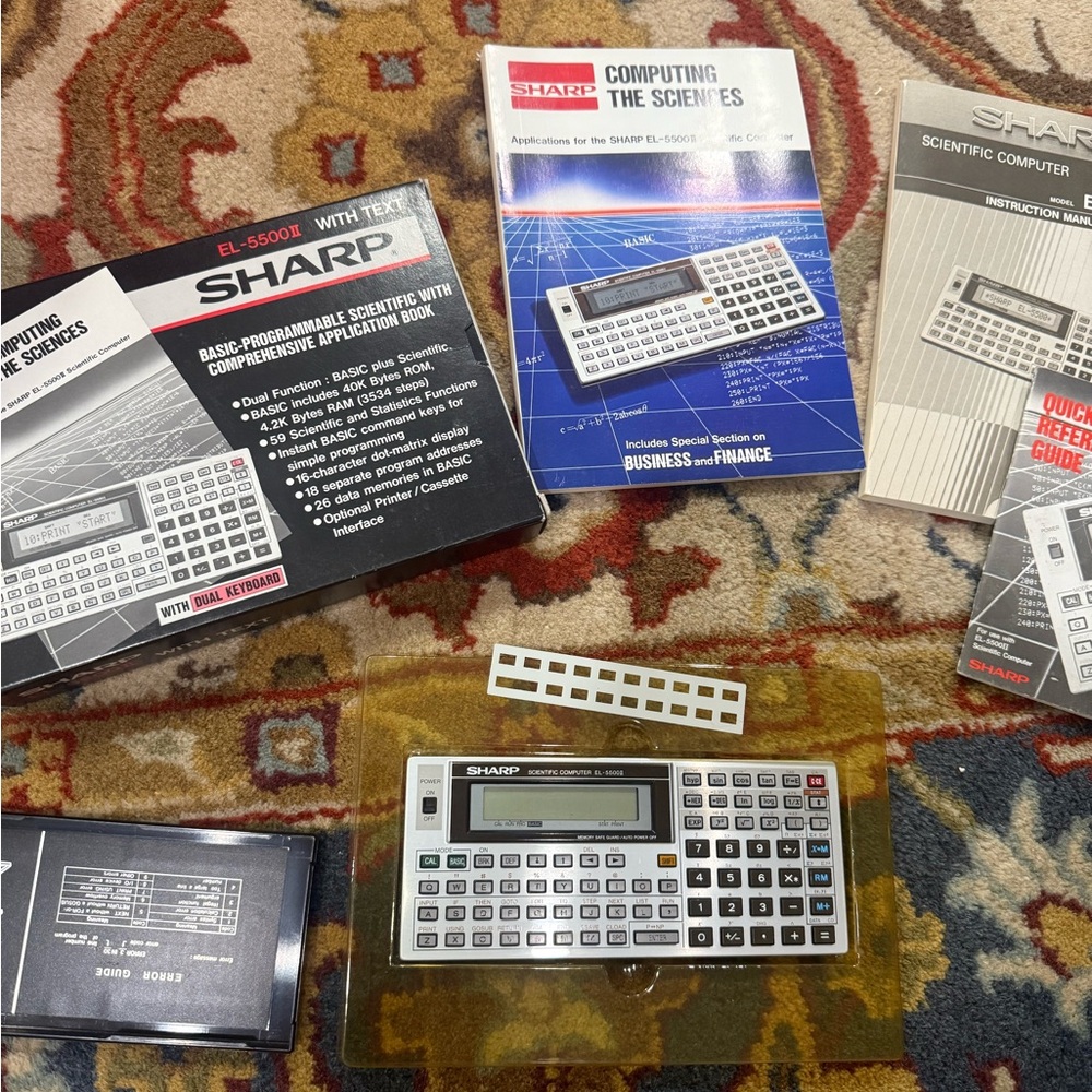 Vintage Sharp EL-5500